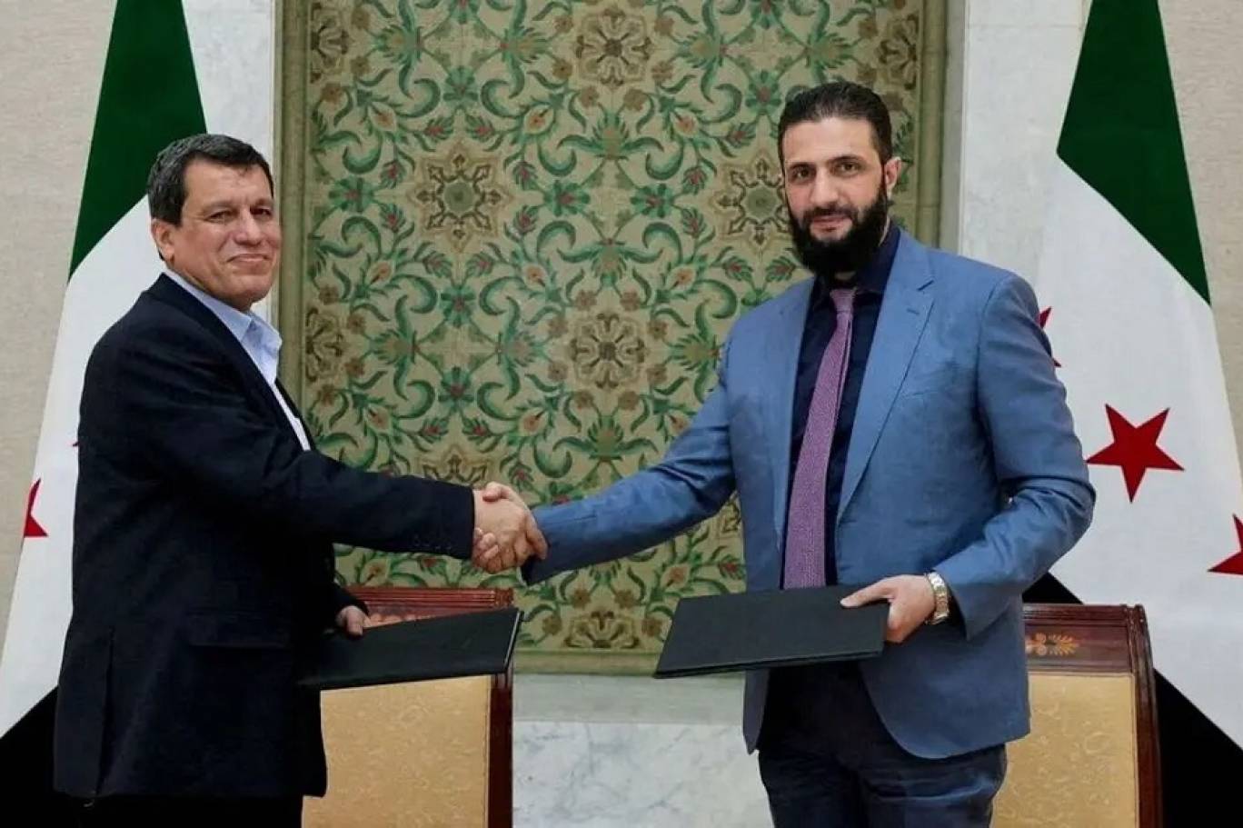 الشرع يعين مظلوم عبدي مستشارا للرئاسة السورية