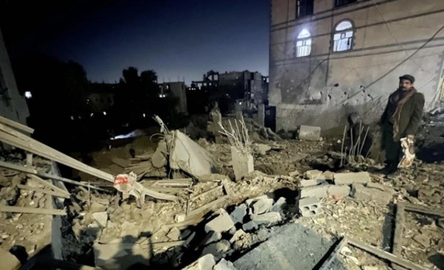 20 شهيدًا وجريحًا جراء القصف الأمريكي لمنزل في اليمن