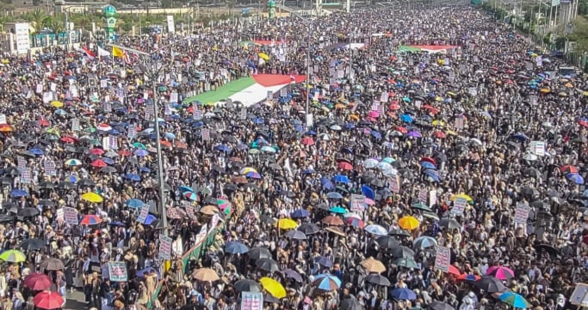 مسيرات حاشدة في اليمن نصرة لغزة