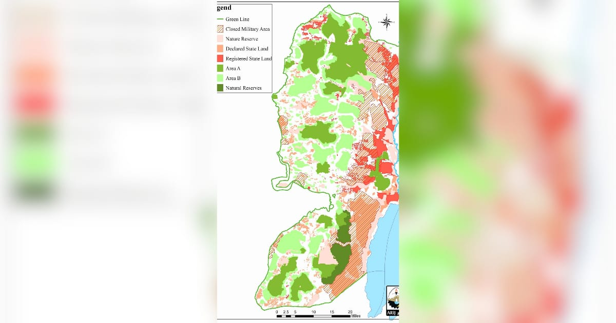 "أريج": تسجيل الأراضي أم الضم عبر السجل؟ .. الرهانات القانونية والسياسية لتسوية الملكيات في الضفة من إجراء إداري إلى مشروع سيادي  