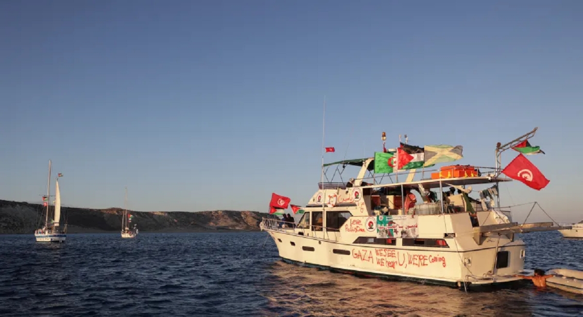 أسطول الصمود العالمي يبحر مجددا إلى غزة وسط تحذير إيطالي