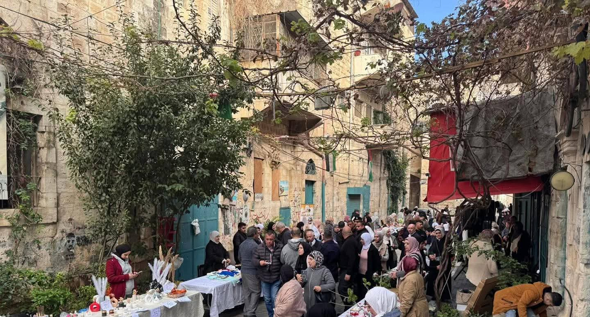  إختتام فعاليات بازار  مناهضة العنف في نابلس 