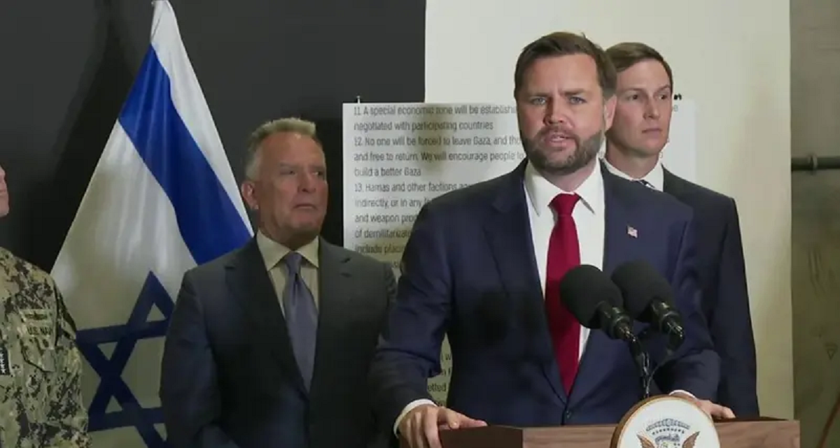 محدث : فانس يعلن في مؤتمر صحفي بكريات جات افتتاح مركز التعاون العسكري المدني لإعادة إعمار غزة 