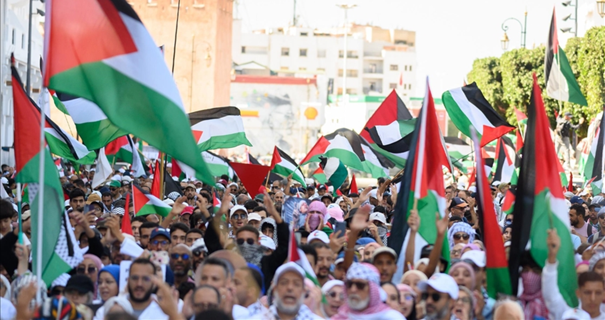 المغرب : وقفات تضامنية مع غزة تطالب بإدخال المساعدات وفك الحصار
