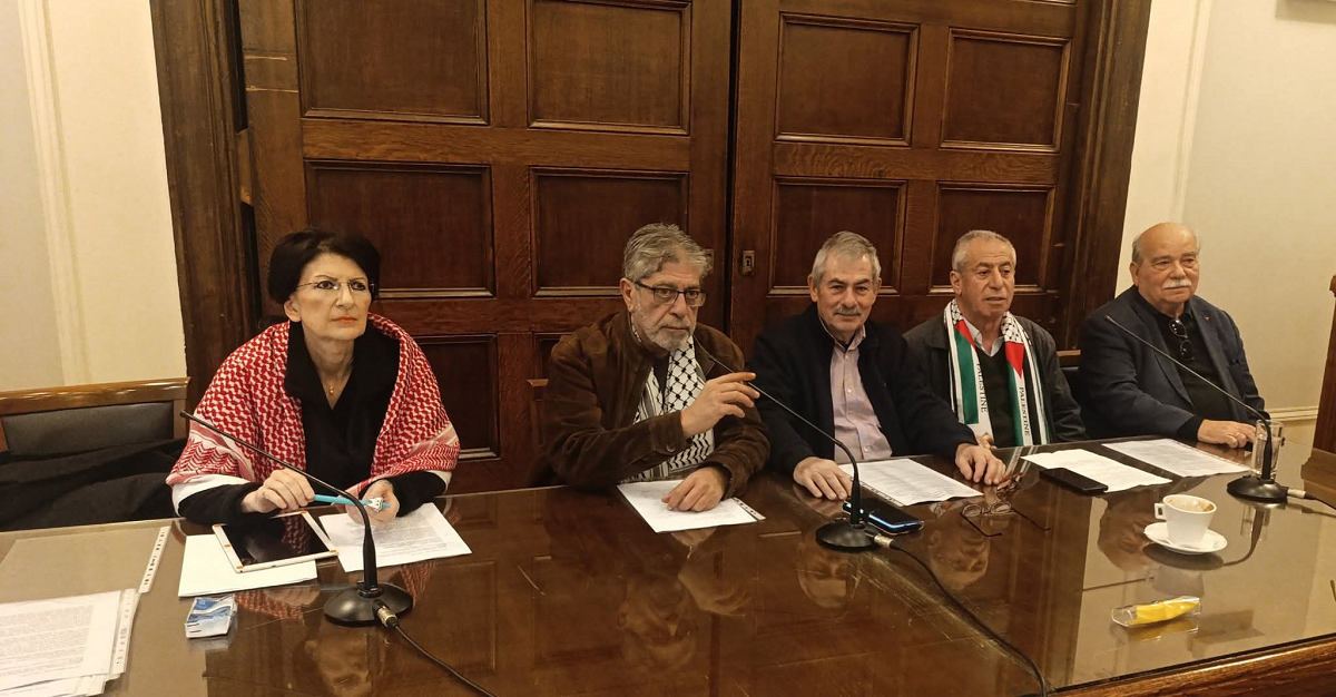 أثينا : إطلاق وثيقة إعلان تضامن ومطالبة بالحرية للقائدين الأسيرين مروان البرغوثي وأحمد سعدات 