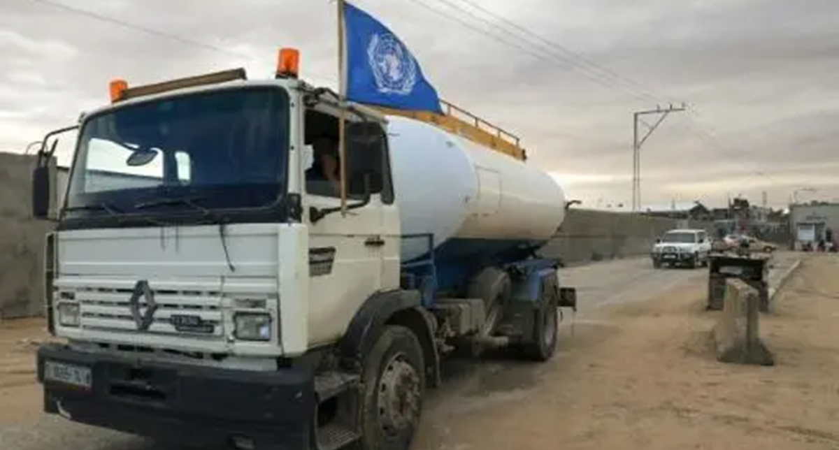 الجيش الإسرائيلي يضرب شاحنة وقود للأمم المتحدة في غزة  