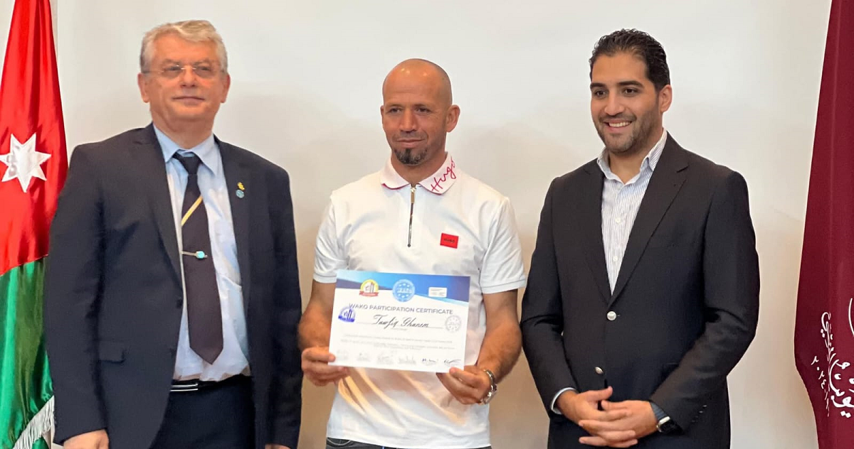 المدرب الدولي توفيق غانم .. ورحلة 25 عاما في رياضة الفنون القتالية 