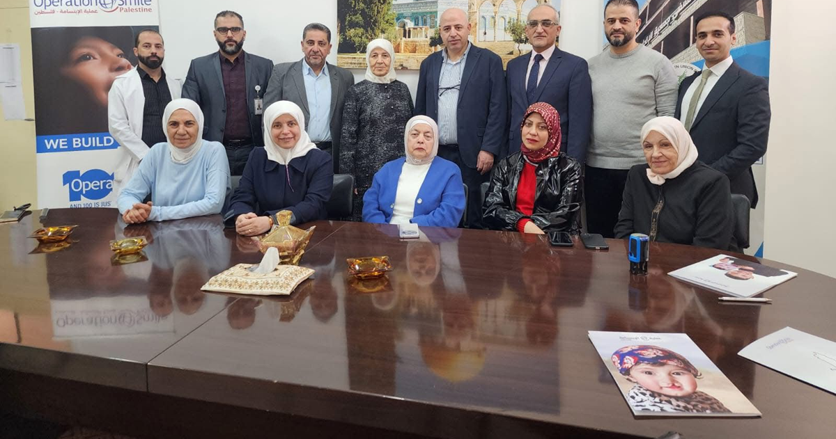  توقيع اتفاقية تعاون بين مستشفى جمعية الاتحاد النسائي ومؤسسة “عملية الابتسامة – فلسطين”  