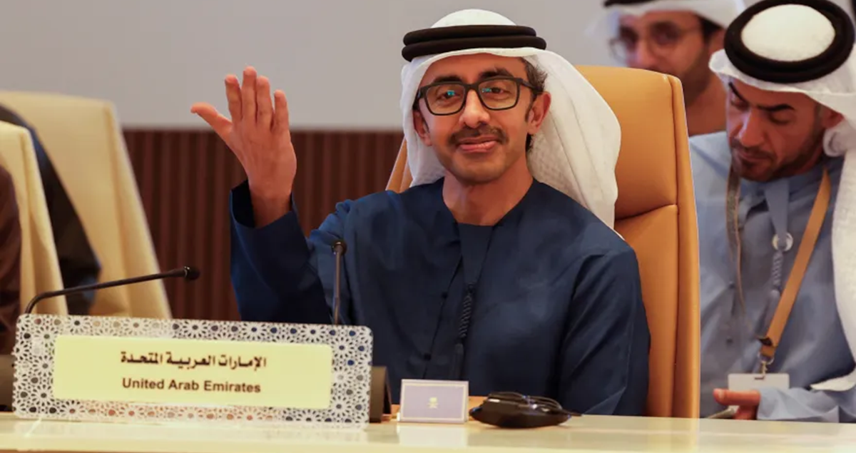 وزير خارجية الإمارات يحث على إنهاء الحرب في غزة خلال اجتماع مع نتنياهو