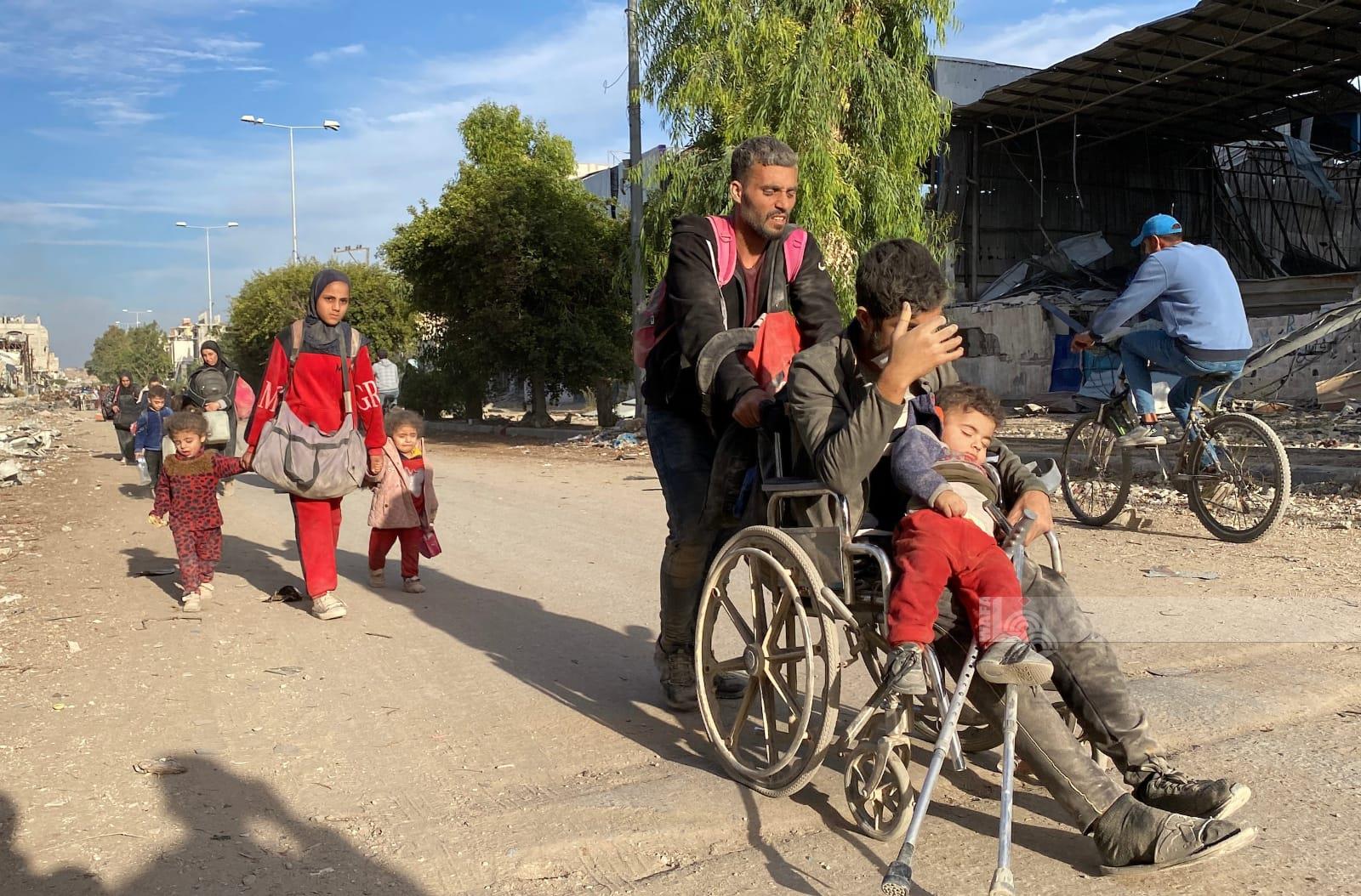 الاحتلال يجبر المواطنين على النزوح قسرا من مناطق في غزة وجباليا