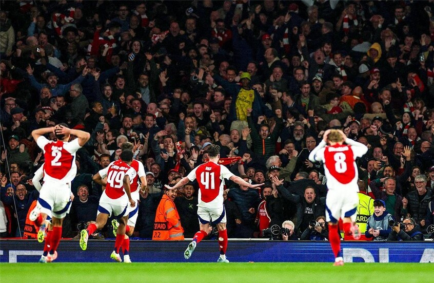 بثلاثية نظيفة  أرسنال يضرب ريال مدريد في ابطال اوروبا 