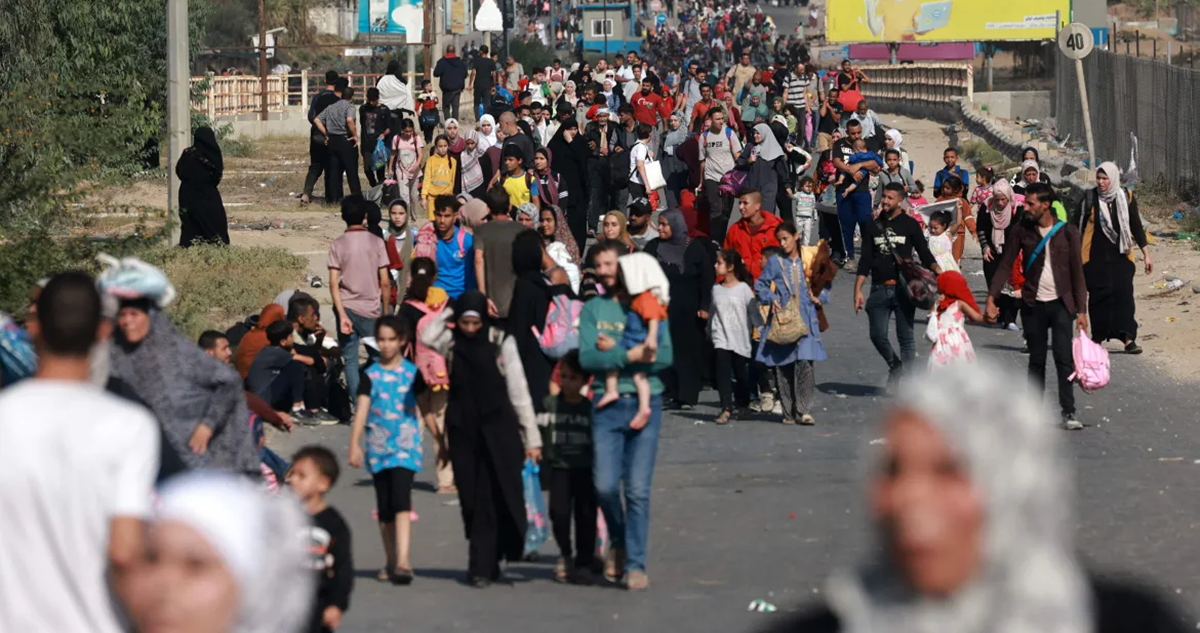 "بيتسيلم" :  90% من سكان قطاع غزة نزحوا من منازلهم خلال الحرب 