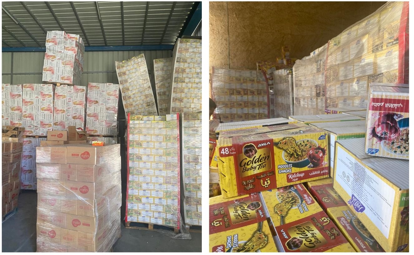 ضبط كمية كبيرة من المواد الغذائية منتهية الصلاحية في الخليل