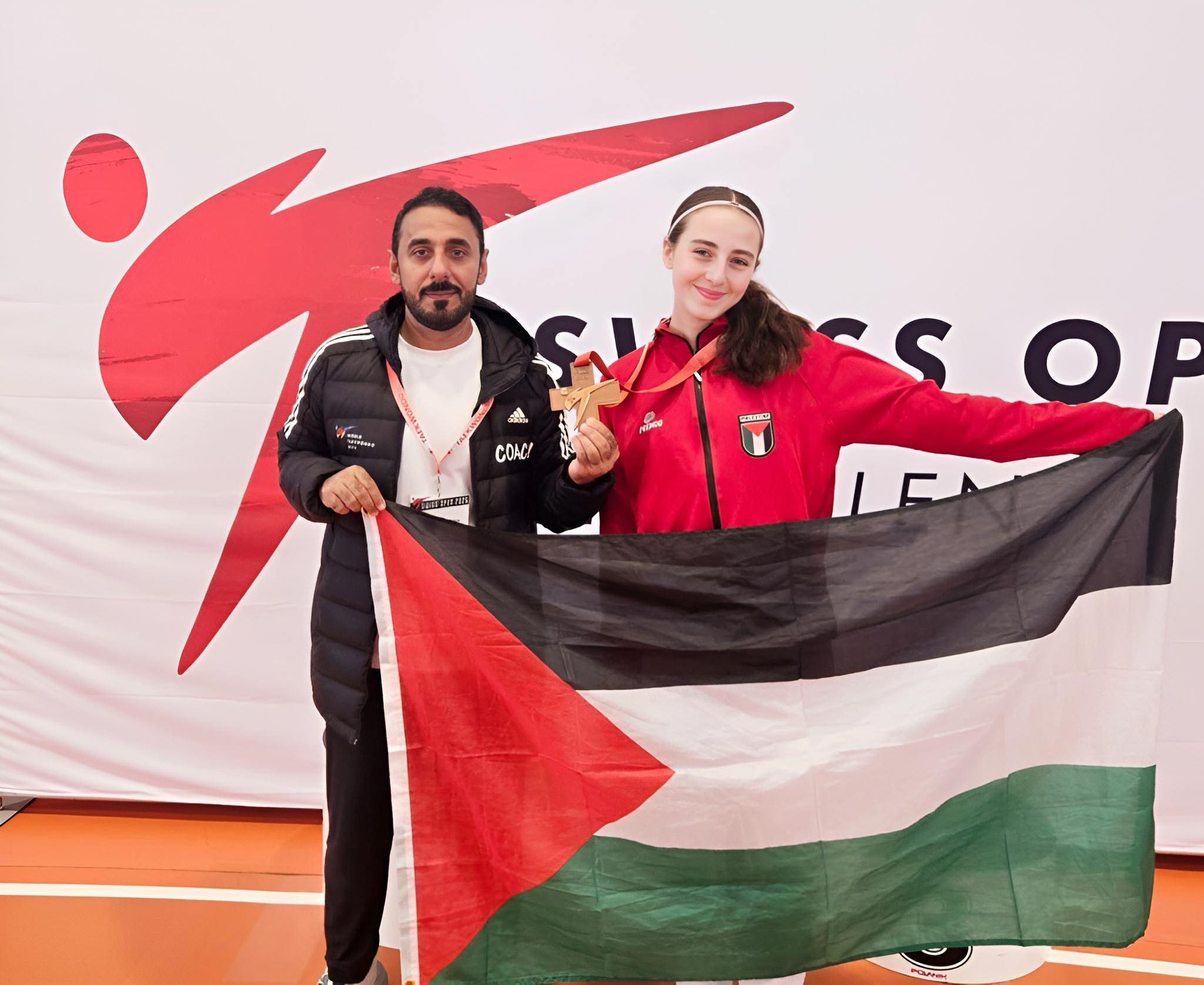 لاعبة منتخبنا للتايكواندو تالين رياض تحصل على برونزية بطولة سويسرا الدولية G1