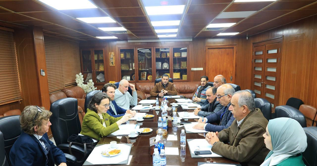 غرفة صناعة نابلس تستقبل القنصل البلجيكي وتبحث معه سبل التعاون