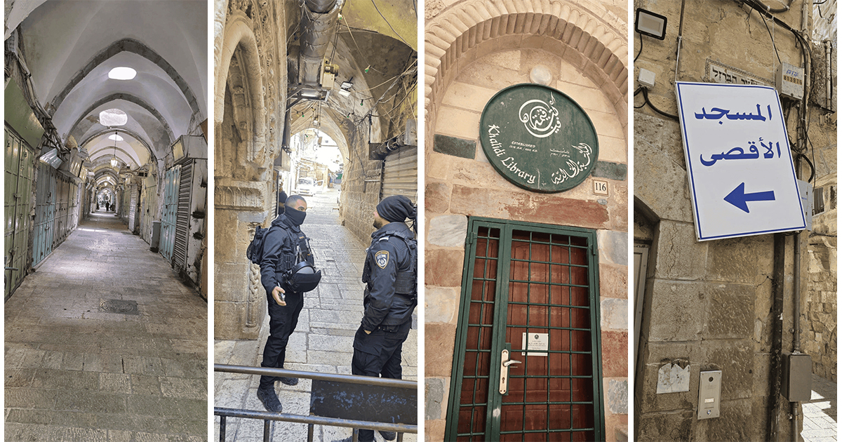 في الطريق الى الاقصى :  جنود ومستوطنون وحواجز وغضب صامت وحزن مكبوت 