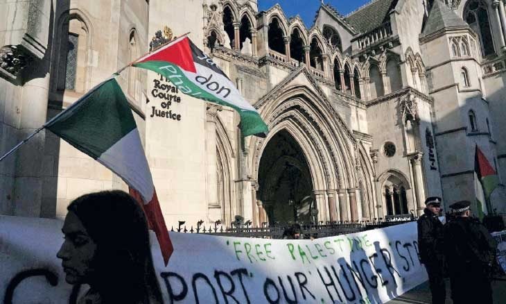 بريطانيا تبرئ نشطاء مؤيدين للفلسطينيين في دعوى هجوم على منشأة إسرائيلية 