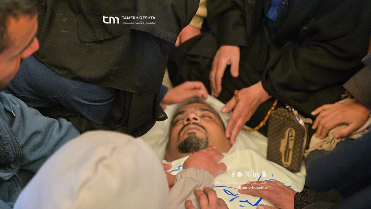 استشهاد الممرض حاتم ابو صالح  برصاص الاحتلال قرب دوار بني سهيلا  