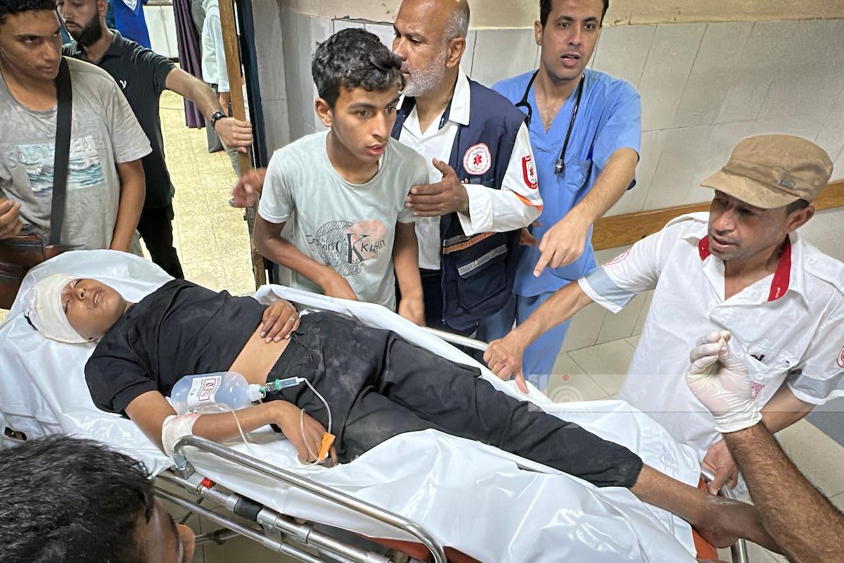  إصابة 3 مواطنين برصاص الاحتلال شرق مدينة غزة 