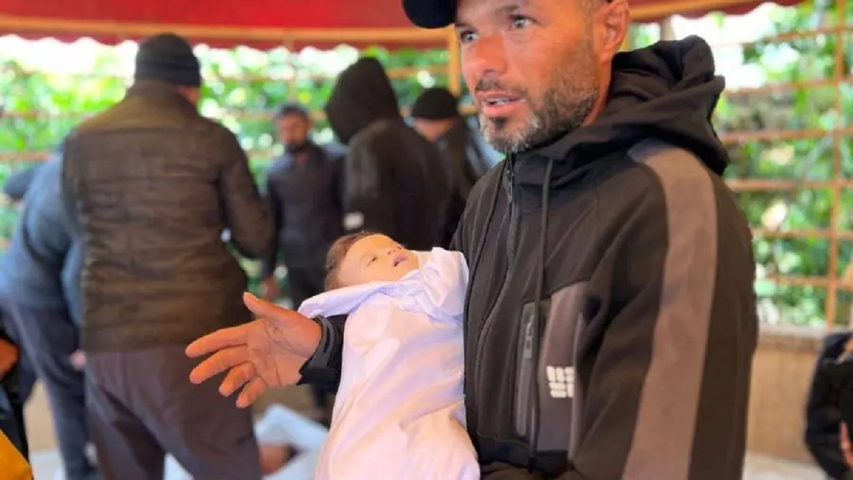 وفاة رضيعة بسبب  البرد القارس  في خان يونس