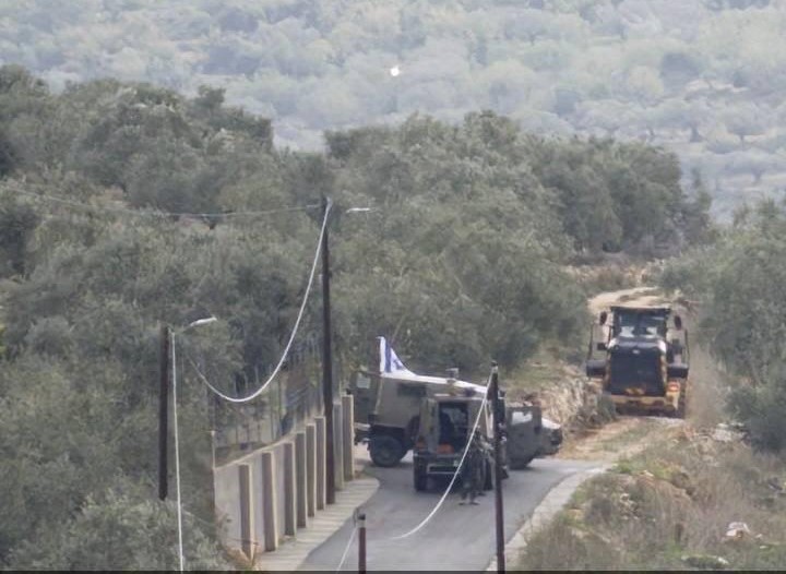 الاحتلال يجرف أراضي ويقتلع أشجار زيتون في ترمسعيا