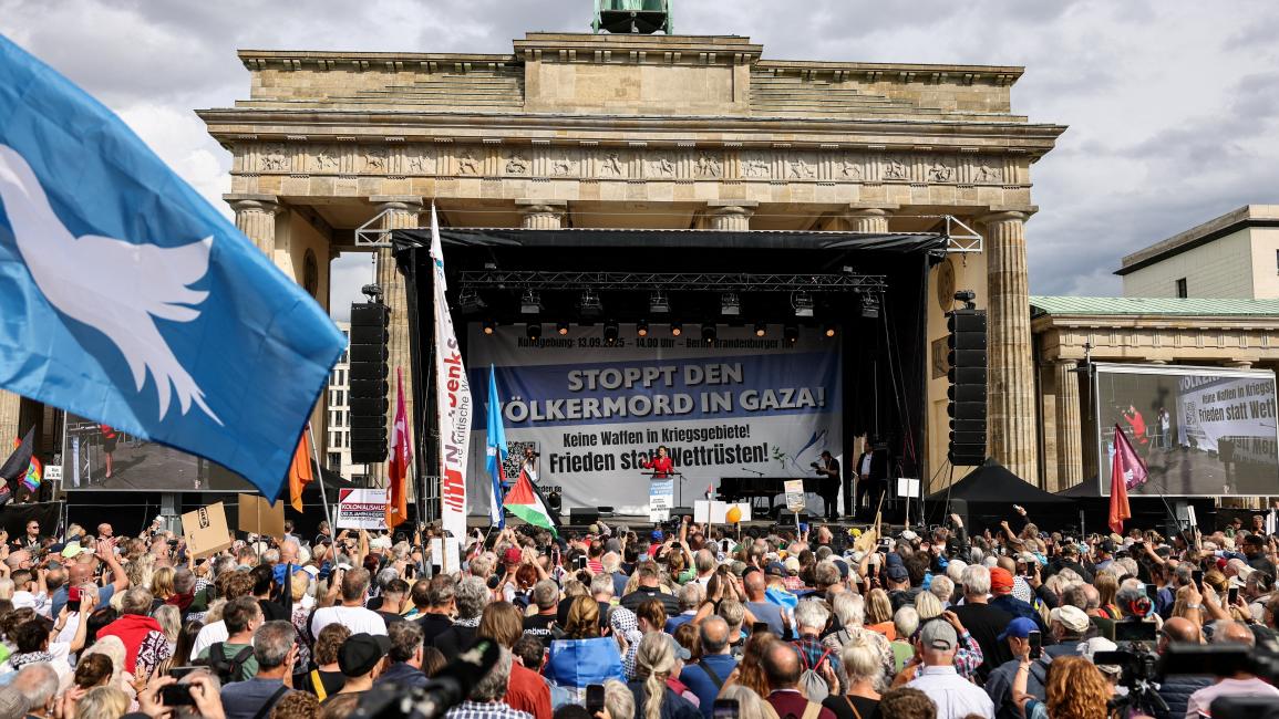 12 ألف متظاهر في برلين  يطالبون بوقف الإبادة في غزة