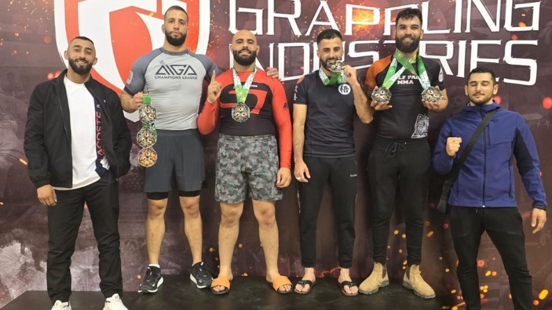  9 ميداليات ملونة لفلسطين في بطولتيّ جورجيا وأبو ظبي للجوجيتسو